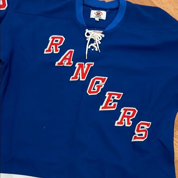 Starter Blue and Red Hockey Jersey